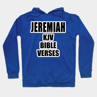 "Jeremiah KJV Bible Verses" Hoodie